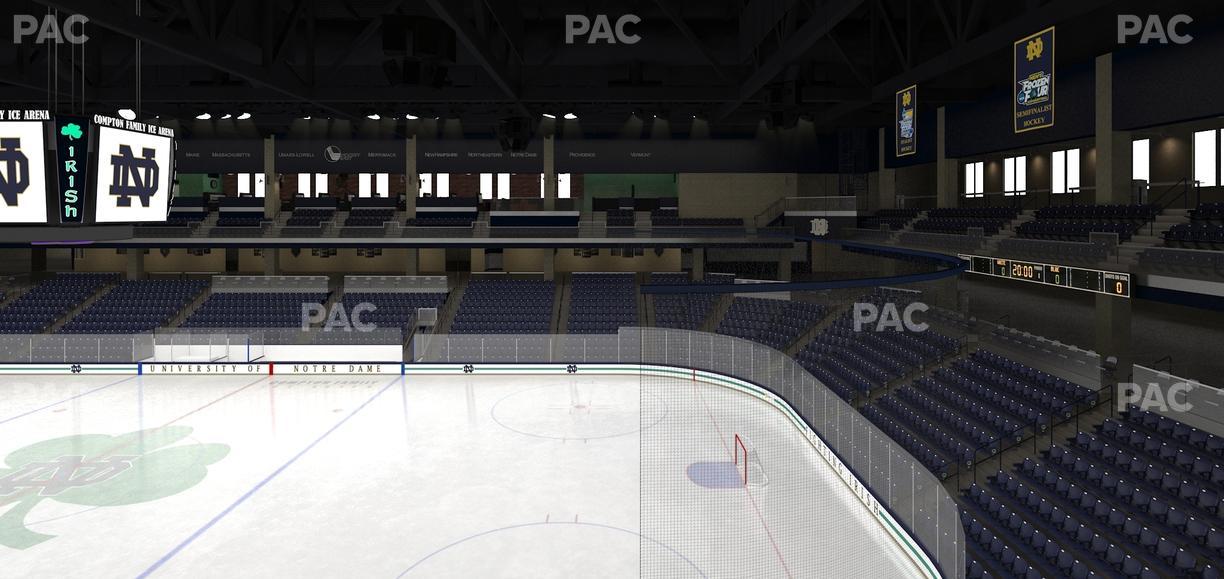 Compton Family Ice Arena - Section 111 Seat View