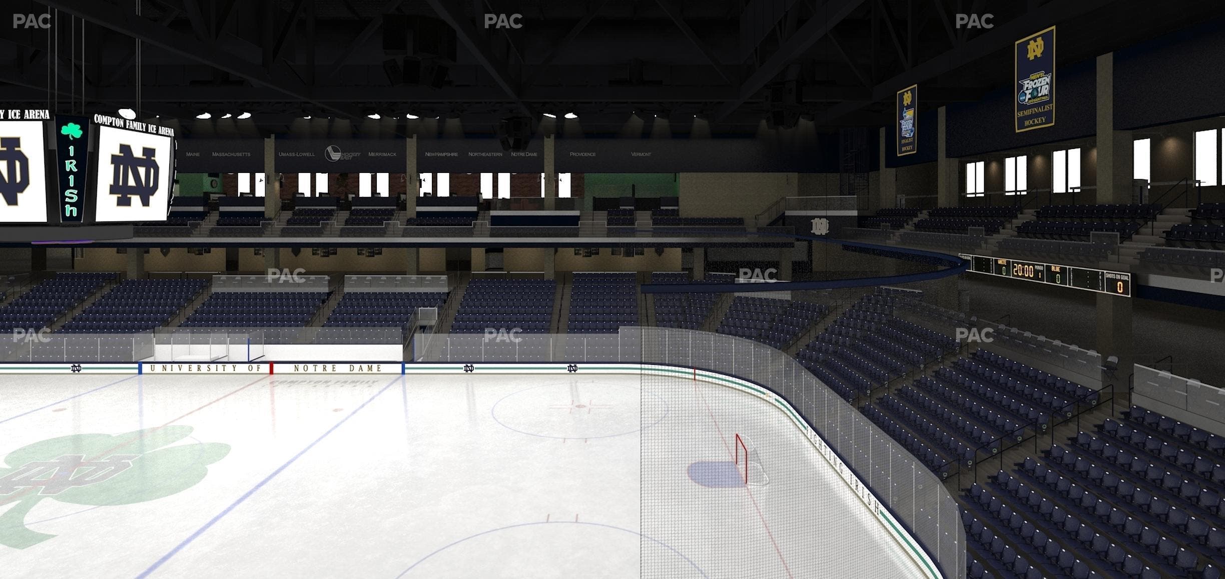 Compton Family Ice Arena - Section 111 Seat View
