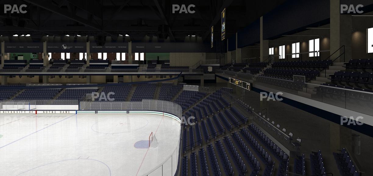 Compton Family Ice Arena - Section 112 Seat View