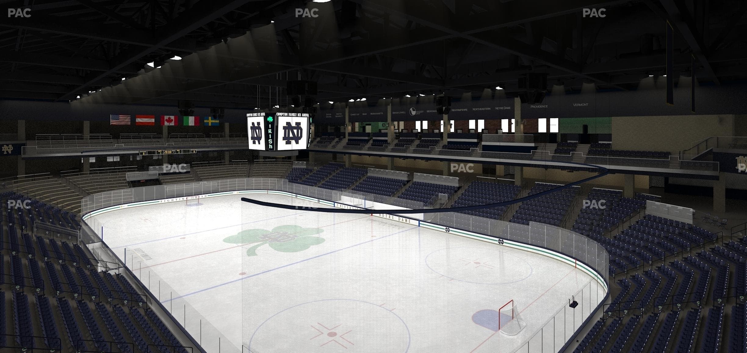 Compton Family Ice Arena - Section 113 Seat View