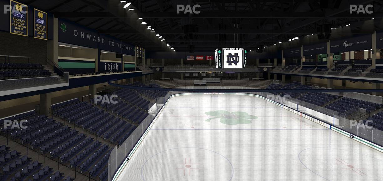Compton Family Ice Arena - Section 114 Seat View