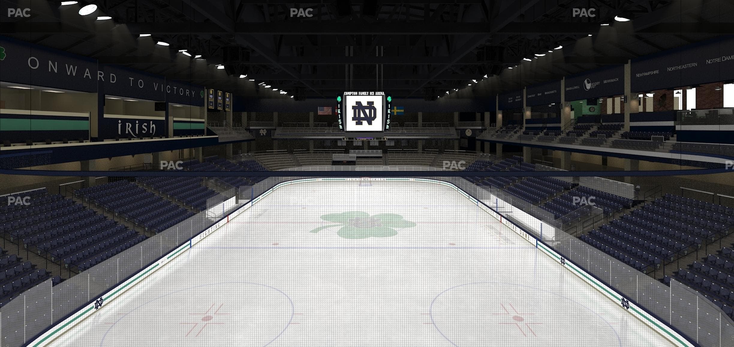 Compton Family Ice Arena - Section 115 Seat View