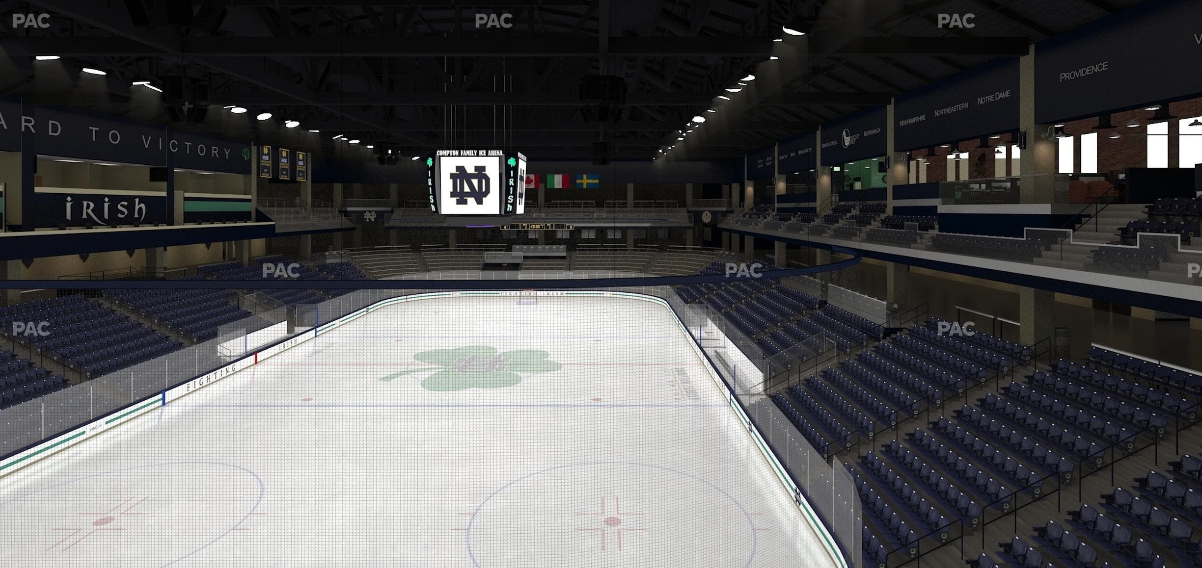 Compton Family Ice Arena - Section 116 Seat View