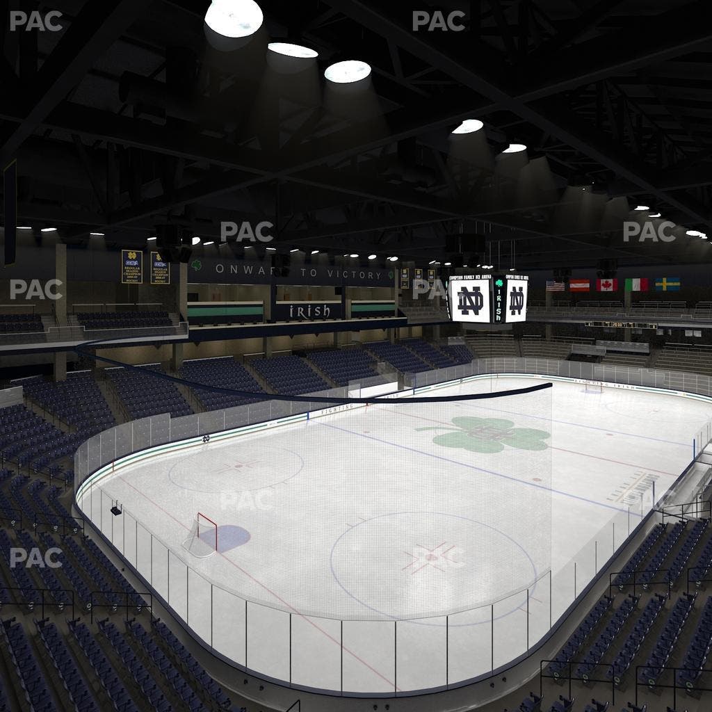 Compton Family Ice Arena - Section 117 A Seat View