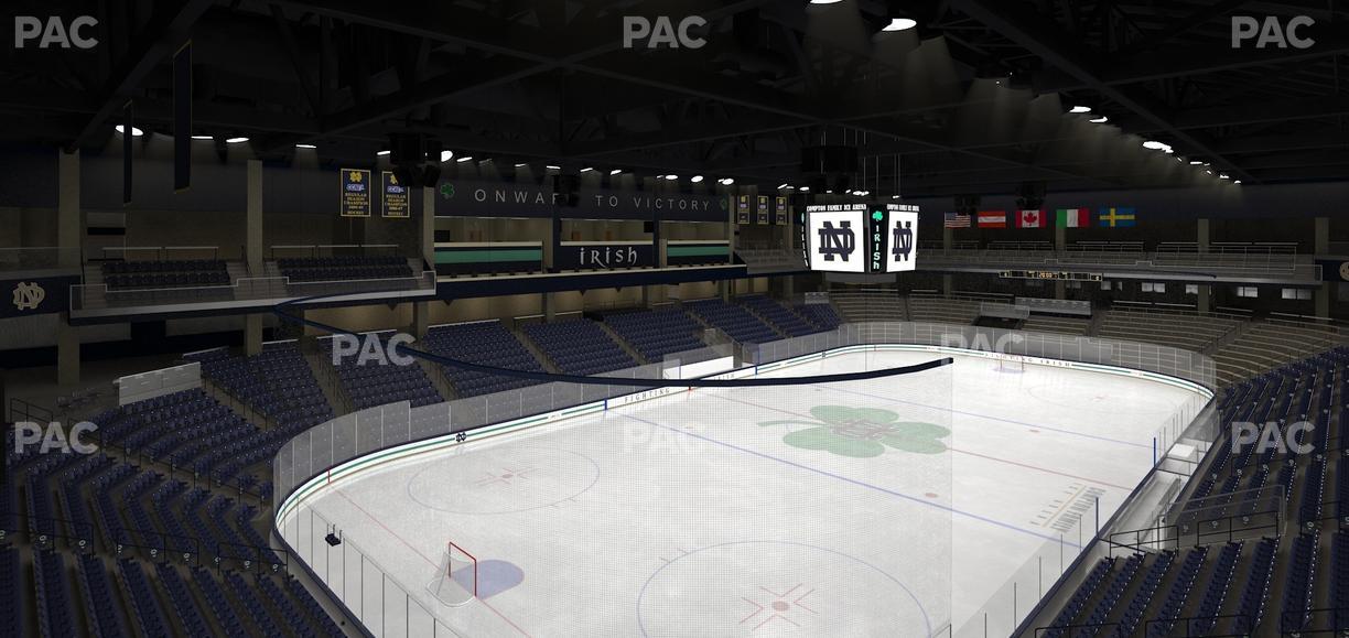 Compton Family Ice Arena - Section 117 A Seat View
