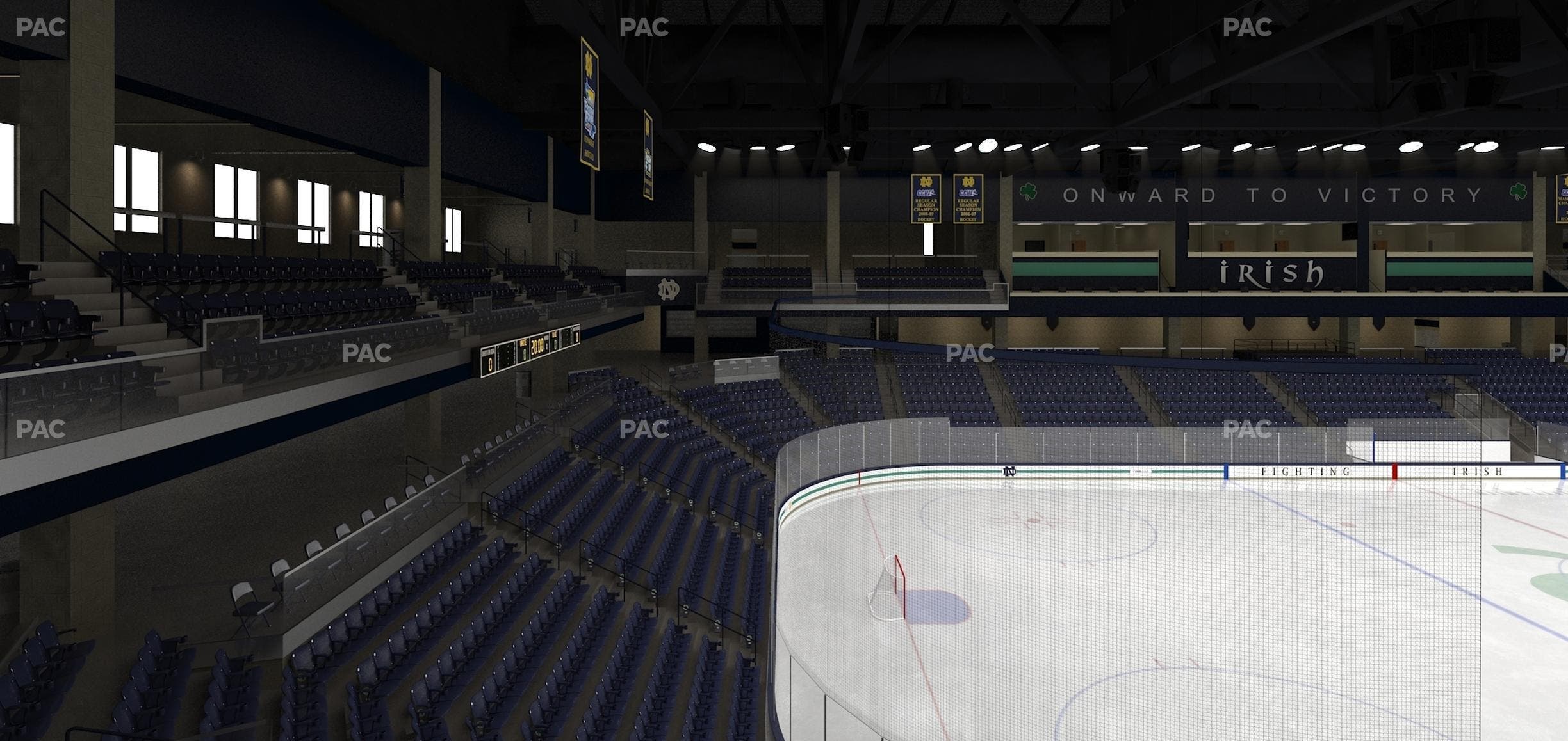 Compton Family Ice Arena - Section 118 Seat View