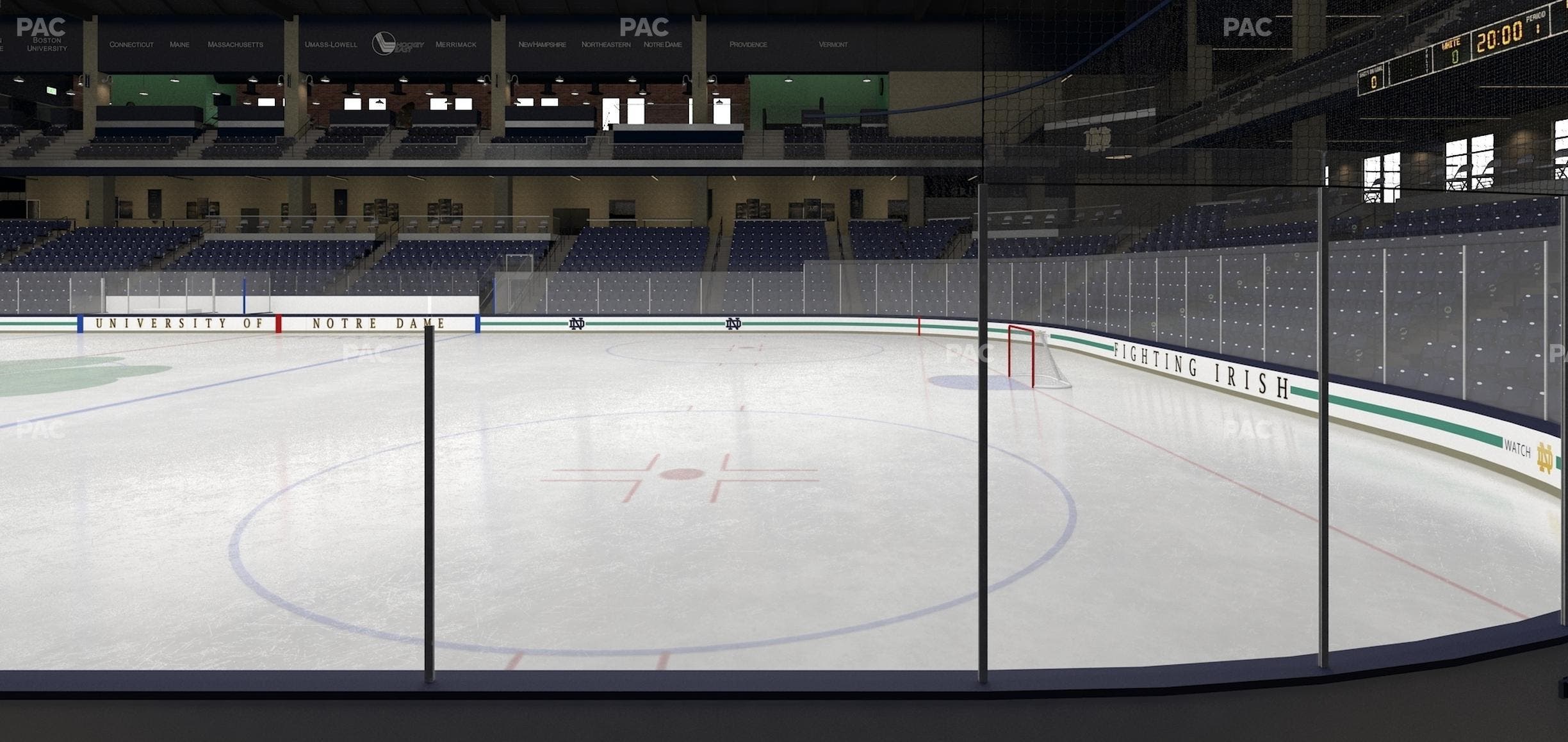 Compton Family Ice Arena - Section 12 Seat View
