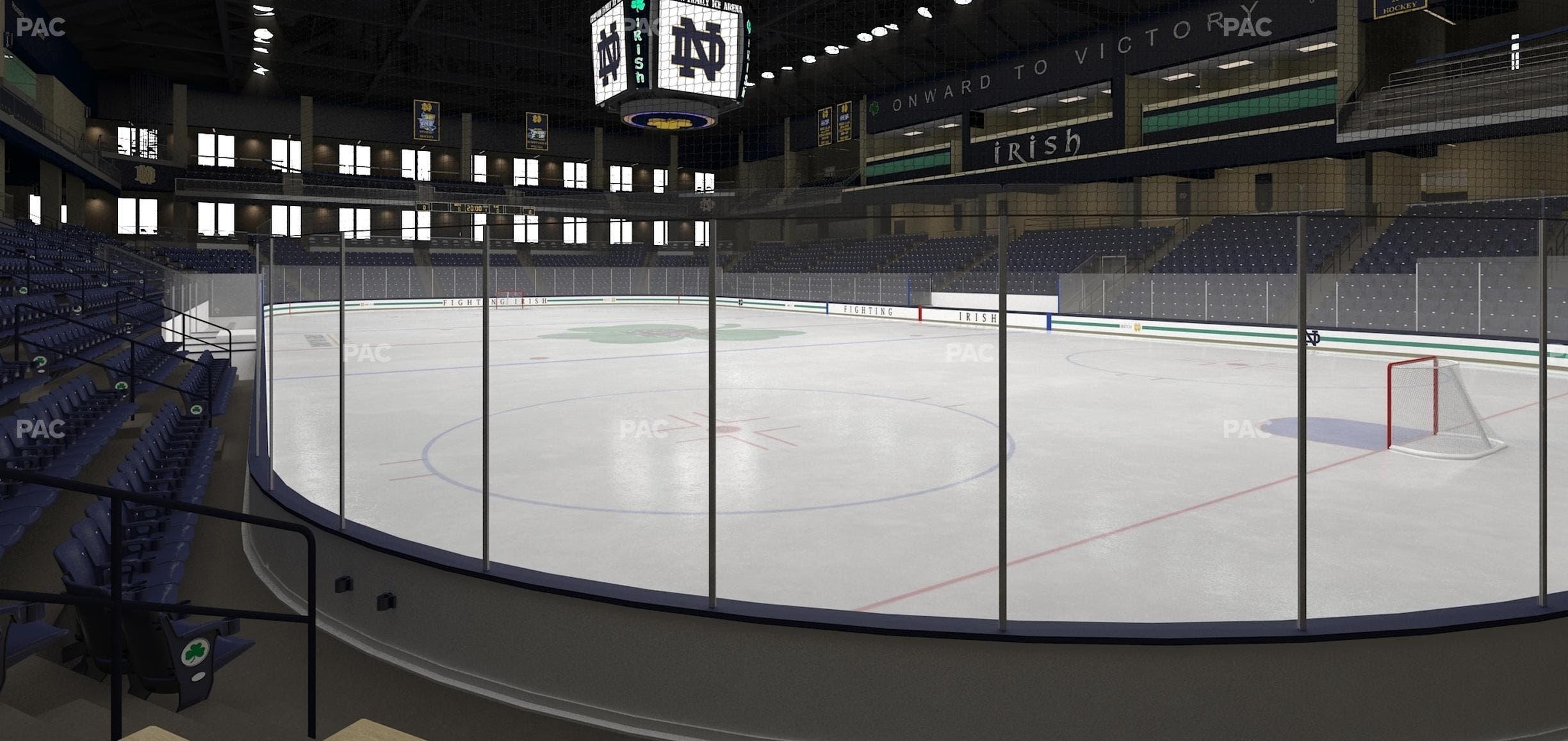 Compton Family Ice Arena - Section 2 Seat View
