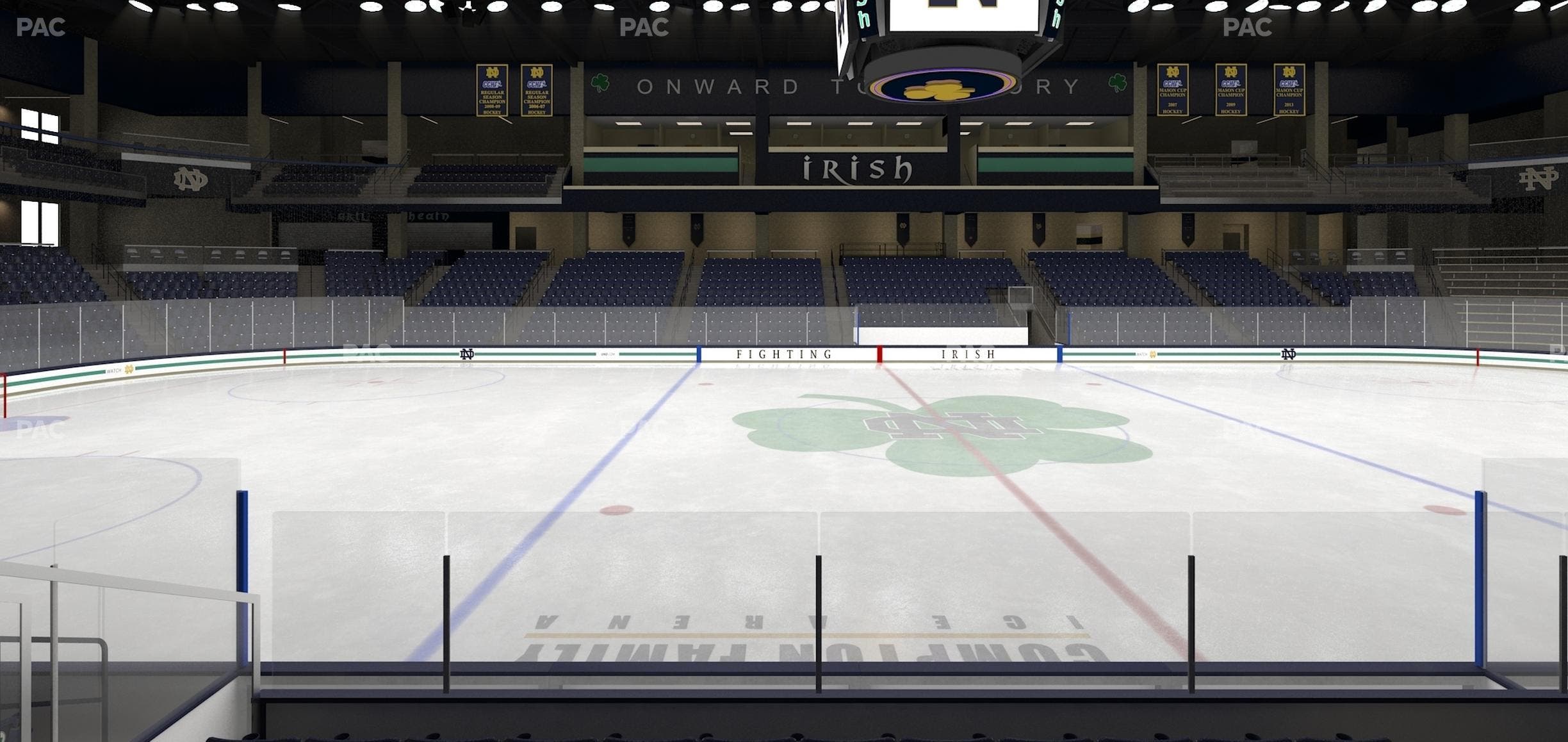 Compton Family Ice Arena - Section 20 Seat View