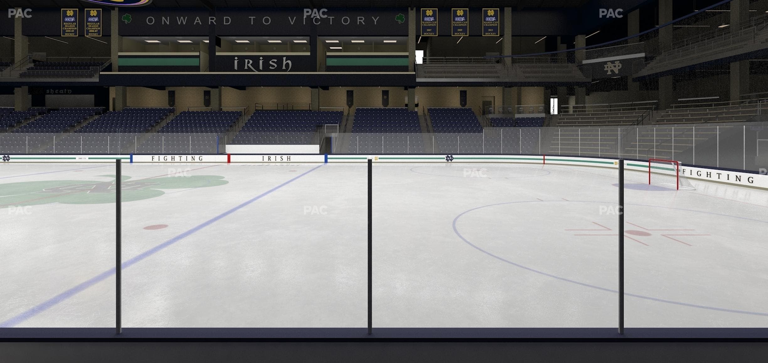 Compton Family Ice Arena - Section 22 Seat View
