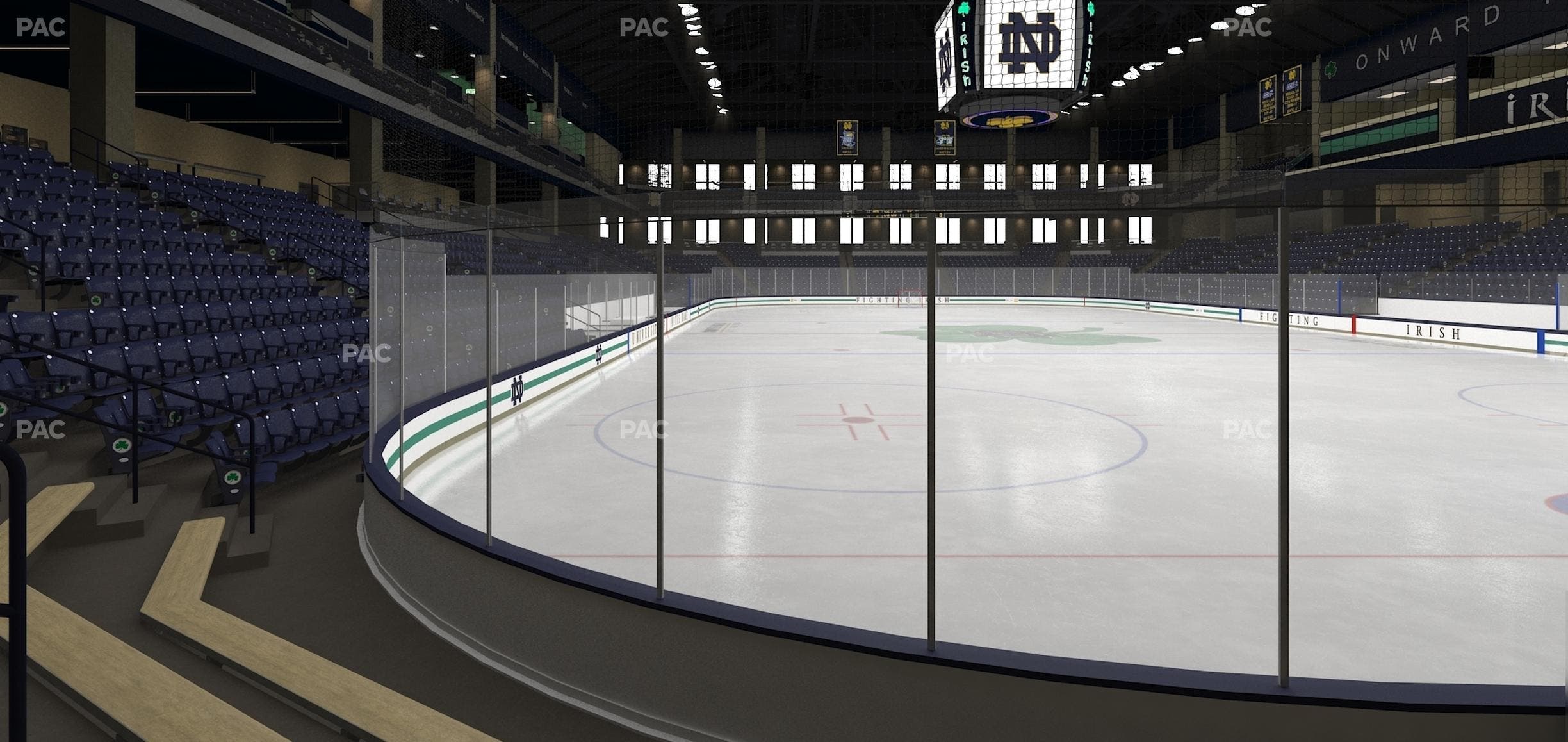 Compton Family Ice Arena - Section 3 Seat View