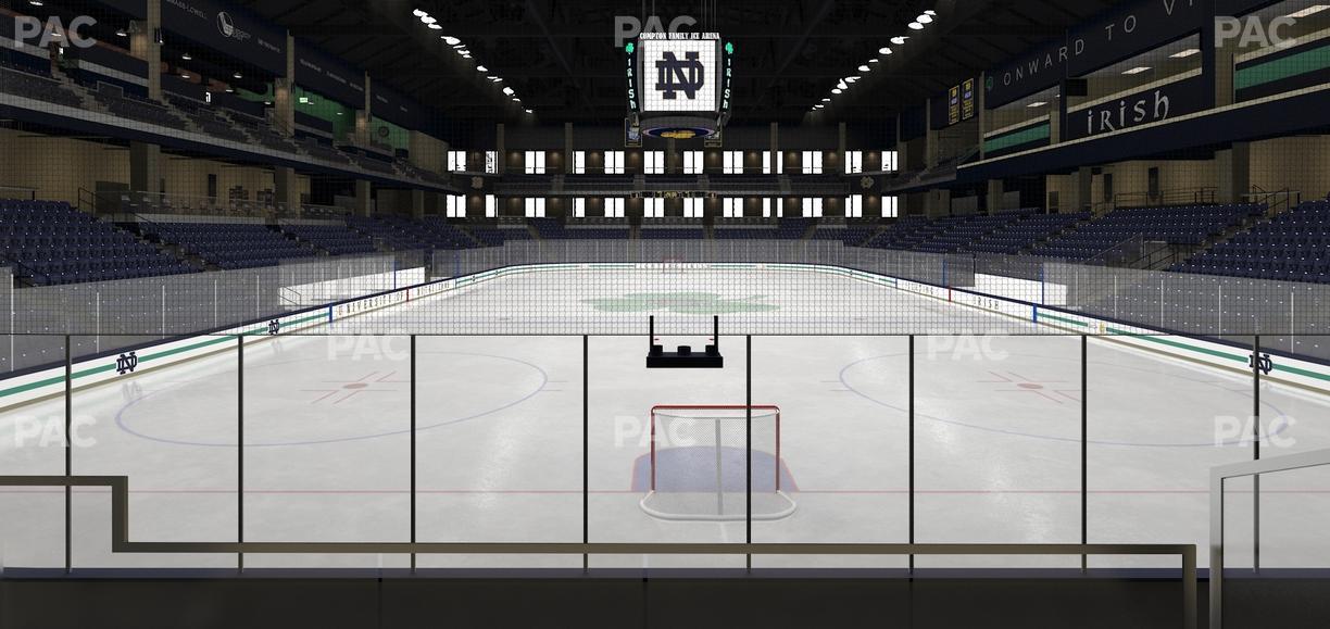 Compton Family Ice Arena - Section 4 Seat View