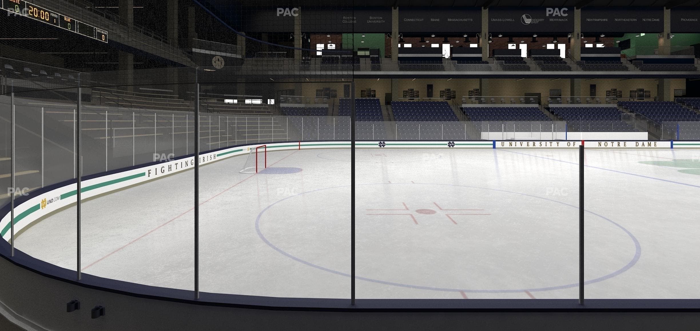 Compton Family Ice Arena - Section 7 Seat View