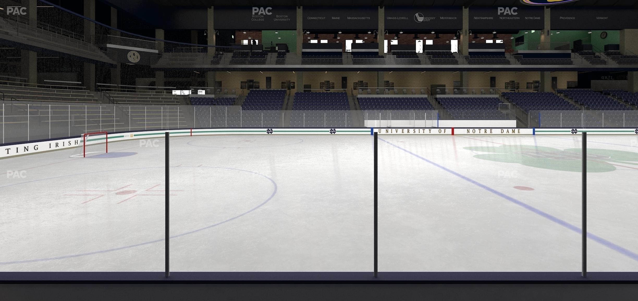 Compton Family Ice Arena - Section 8 Seat View