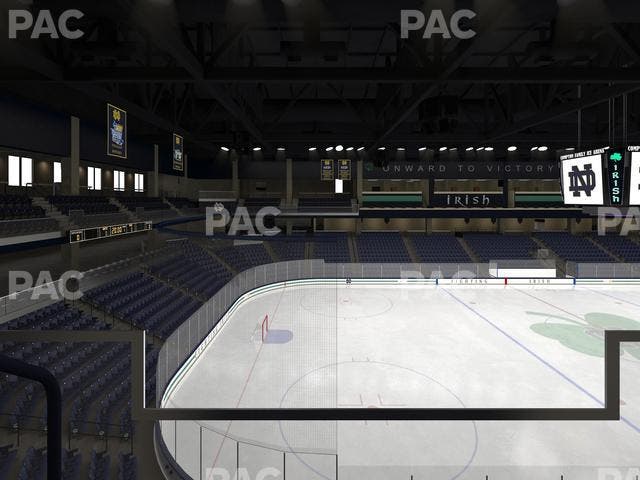 Compton Family Ice Arena - Section Club 119 Seat View