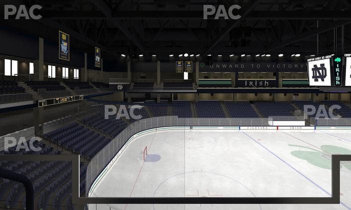 Compton Family Ice Arena - Section Club 119 Seat View