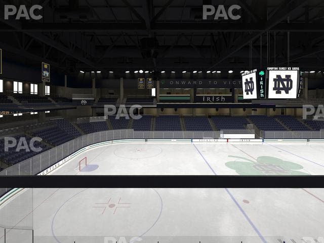 Compton Family Ice Arena - Section Club 120 Seat View