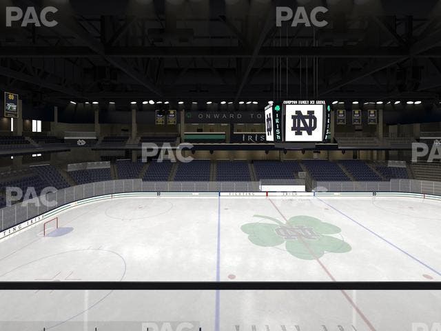 Compton Family Ice Arena - Section Club 121 Seat View