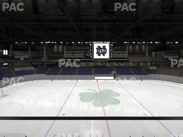 Compton Family Ice Arena - Section Club 122 Seat View
