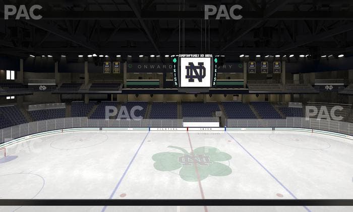 Compton Family Ice Arena - Section Club 122 Seat View