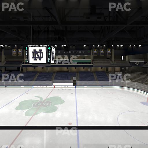 Compton Family Ice Arena - Section Club 123 Seat View
