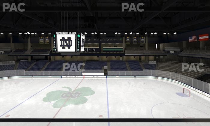 Compton Family Ice Arena - Section Club 123 Seat View