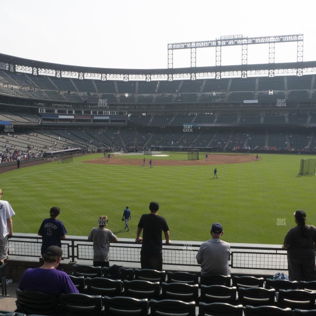 Coors Field - Section 105 Seat View