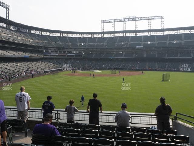Coors Field - Section 105 Seat View