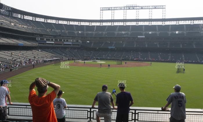 Coors Field - Section 106 Seat View