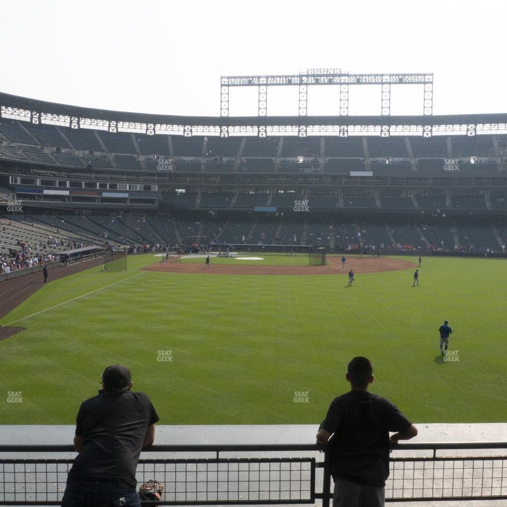Coors Field - Section 107 Seat View