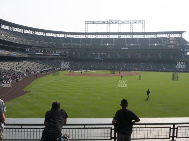 Coors Field - Section 107 Seat View