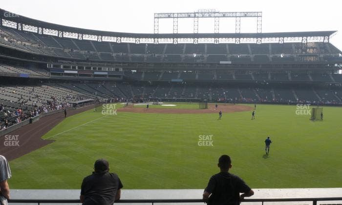 Coors Field - Section 107 Seat View