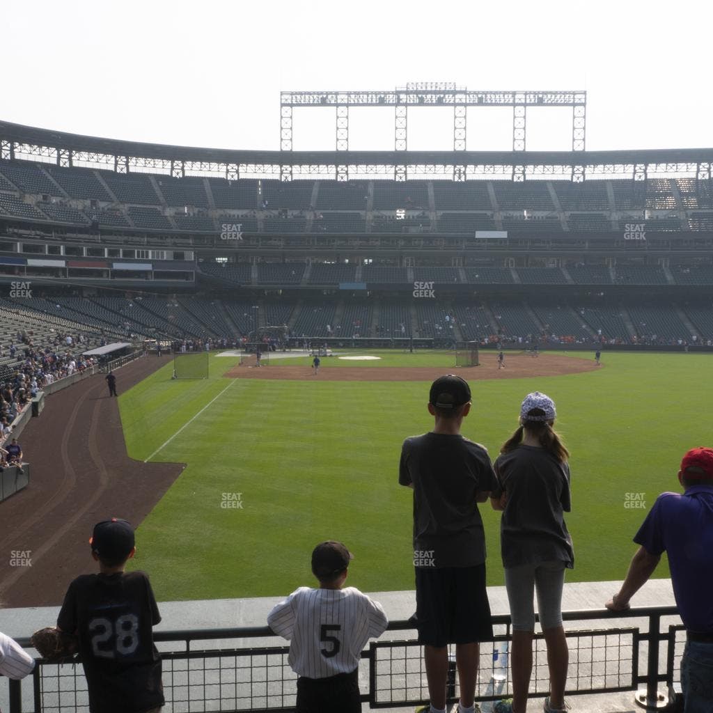 Coors Field - Section 108 Seat View