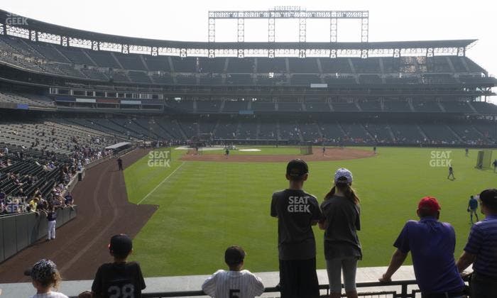 Coors Field - Section 108 Seat View