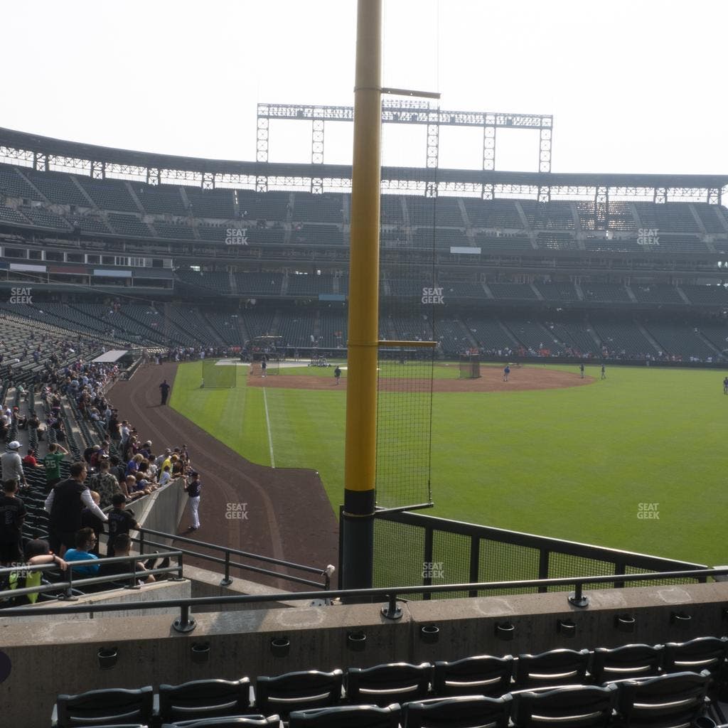 Coors Field - Section 109 Seat View