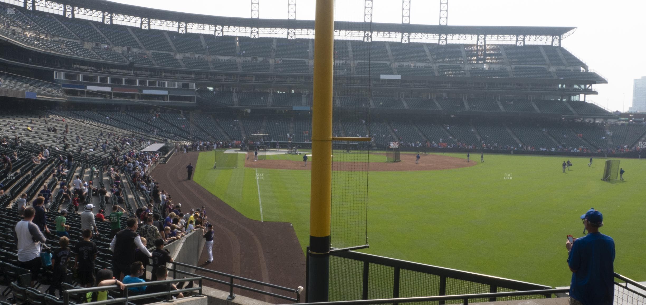 Coors Field - Section 109 Seat View