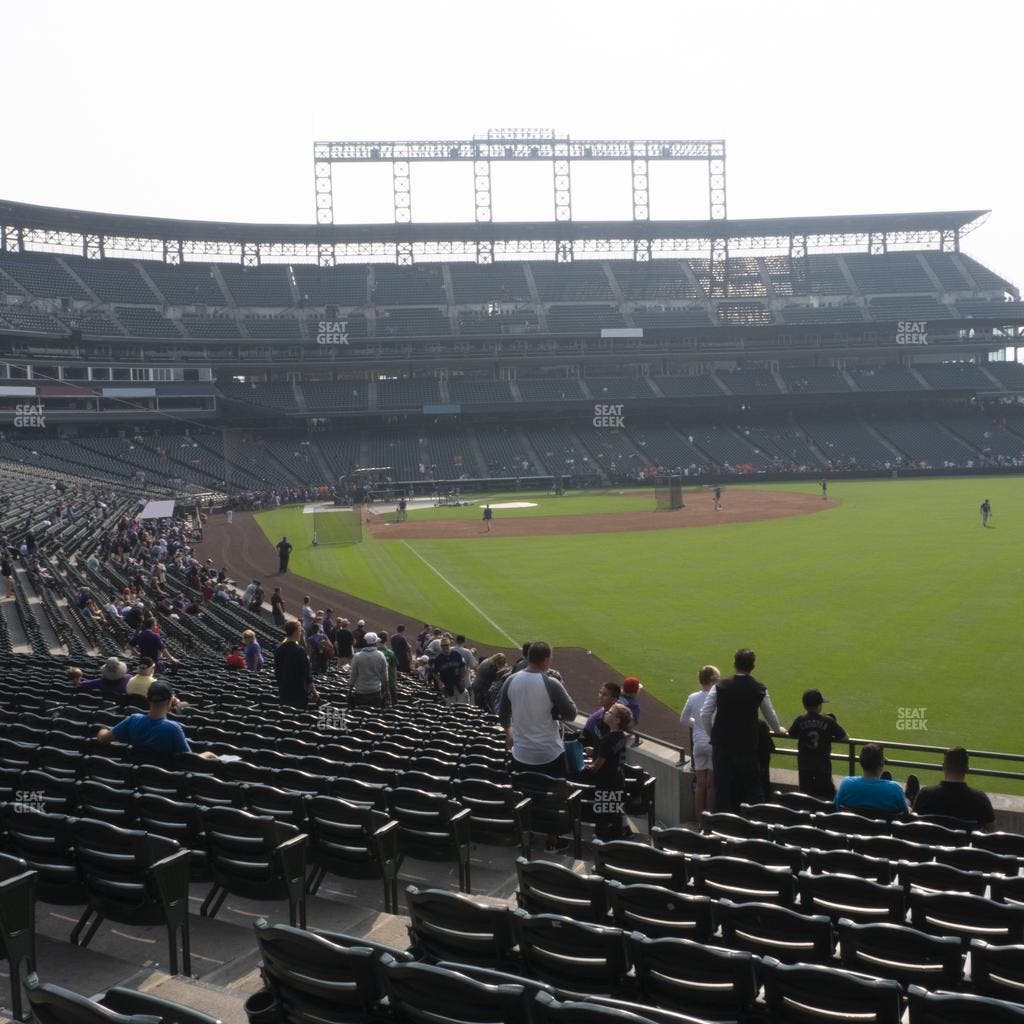Coors Field - Section 110 Seat View