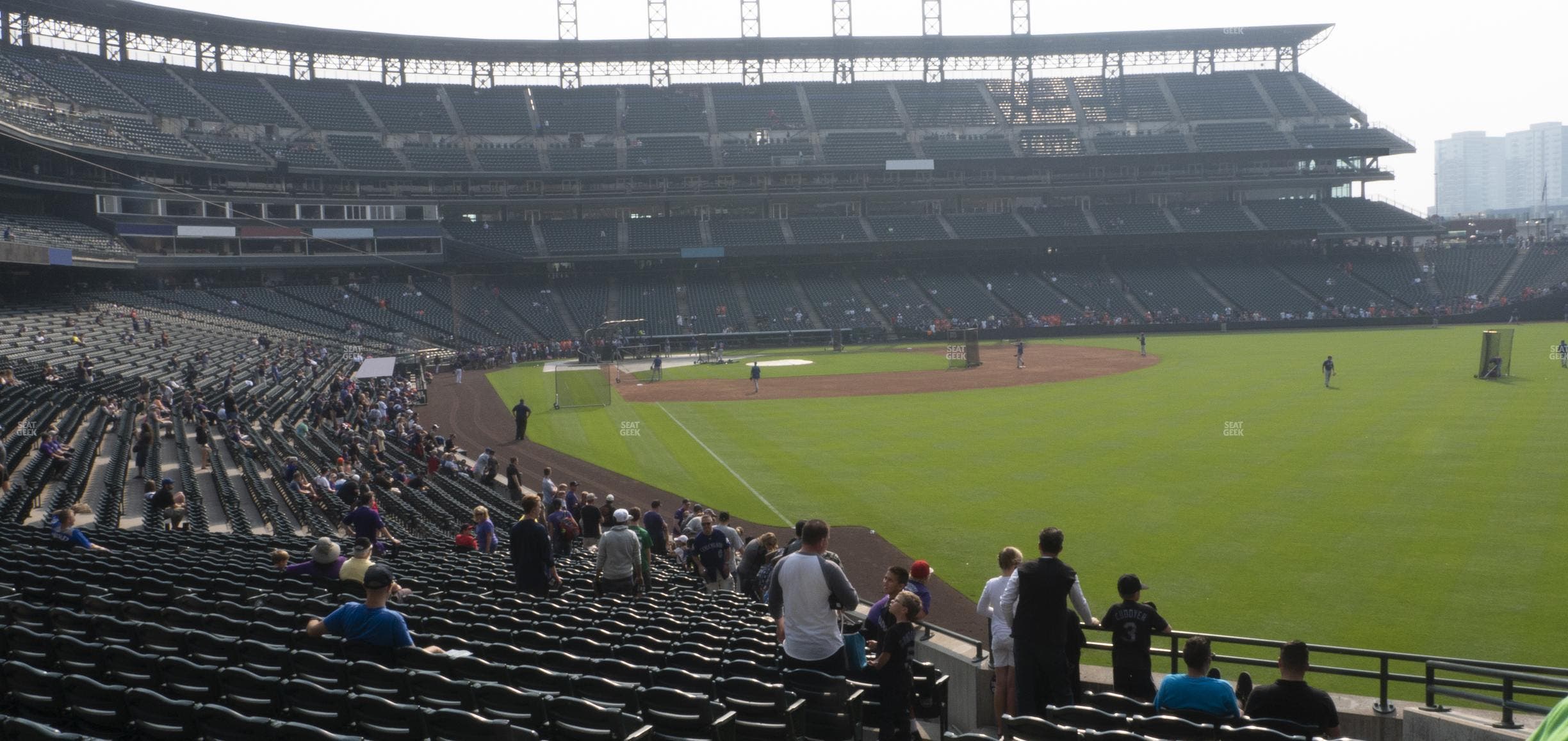Coors Field - Section 110 Seat View