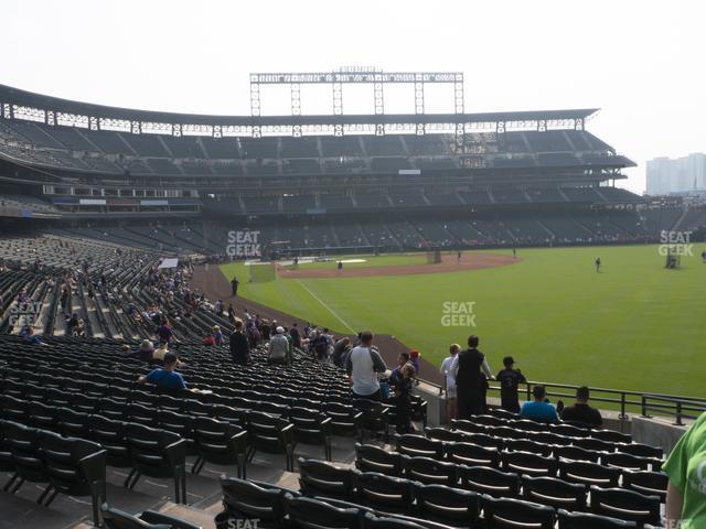 Coors Field - Section 110 Seat View