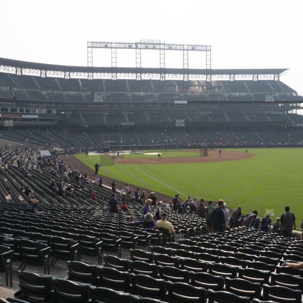 Coors Field - Section 111 Seat View