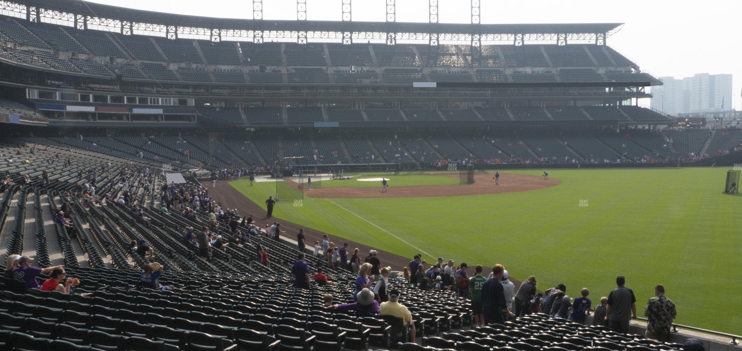 Coors Field - Section 111 Seat View
