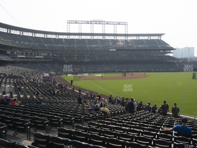 Coors Field - Section 111 Seat View
