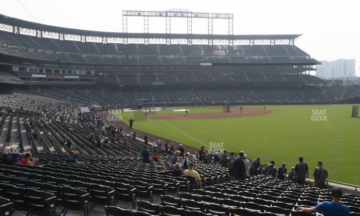 Coors Field - Section 111 Seat View