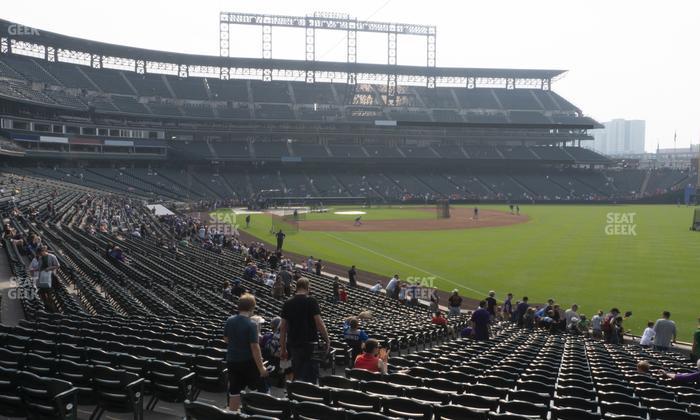 Coors Field - Section 112 Seat View