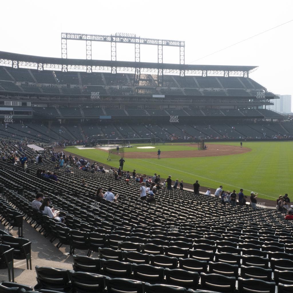 Coors Field - Section 113 Seat View