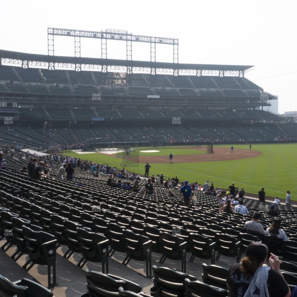 Coors Field - Section 114 Seat View