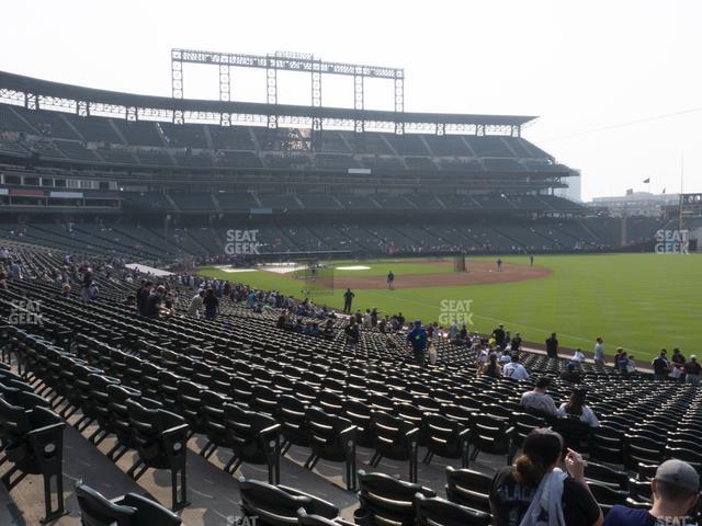 Coors Field - Section 114 Seat View
