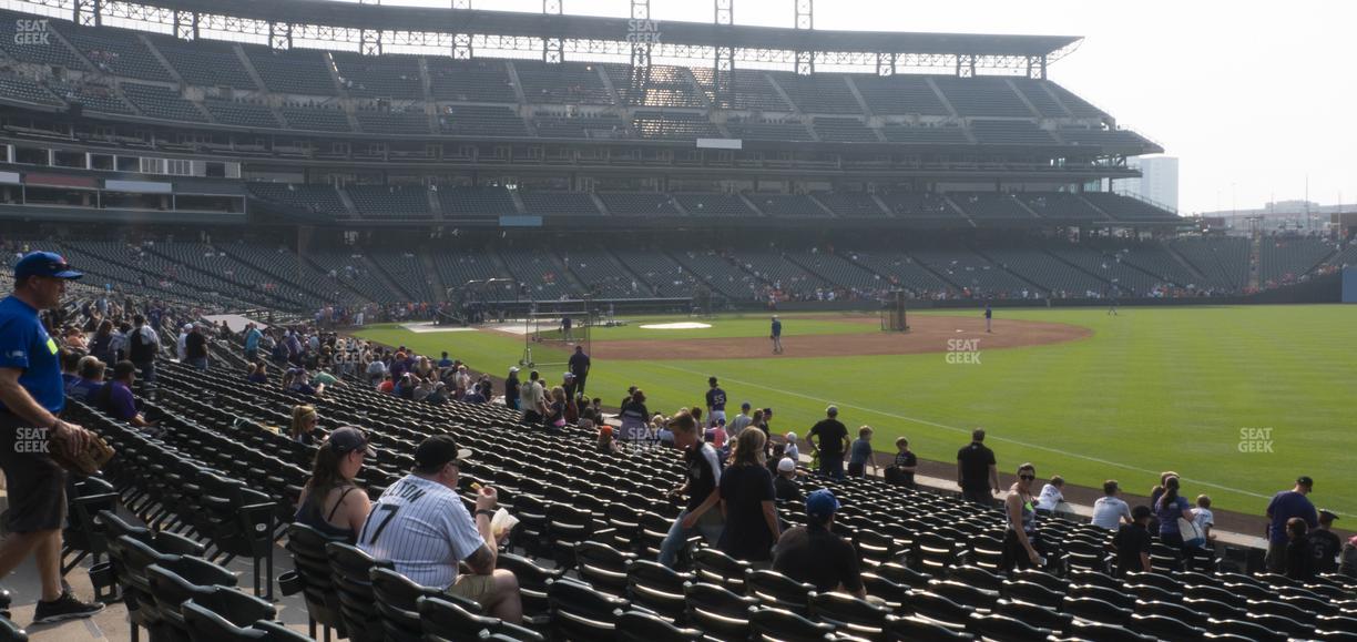 Coors Field - Section 115 Seat View