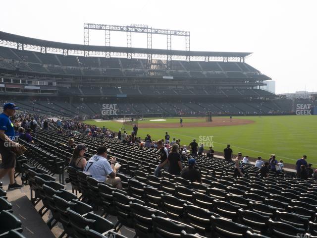 Coors Field - Section 115 Seat View