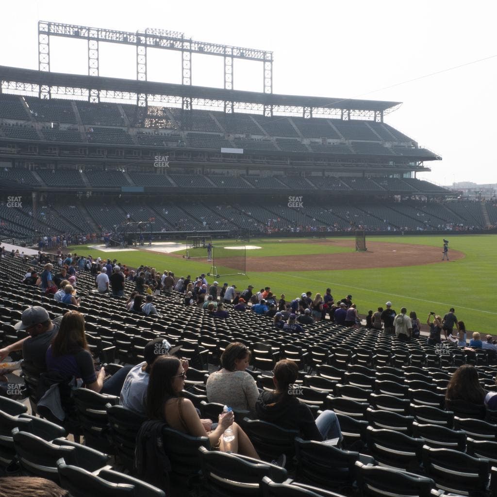 Coors Field - Section 116 Seat View